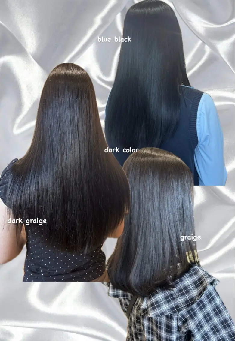 【⭐︎1番人気menu⭐︎】カット✂︎➕透明感カラー🫐🍒➕Aujua4️⃣stepトリートメント🫧の写真