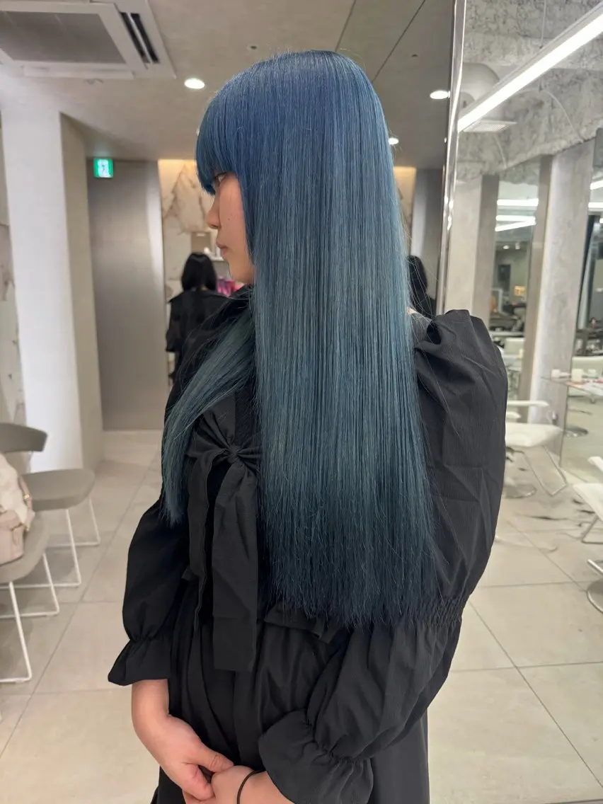 ロング パーマ ヘアカラー ヘアセット 栄美容師/kiti /ボブ/ケントのヘアスタイル