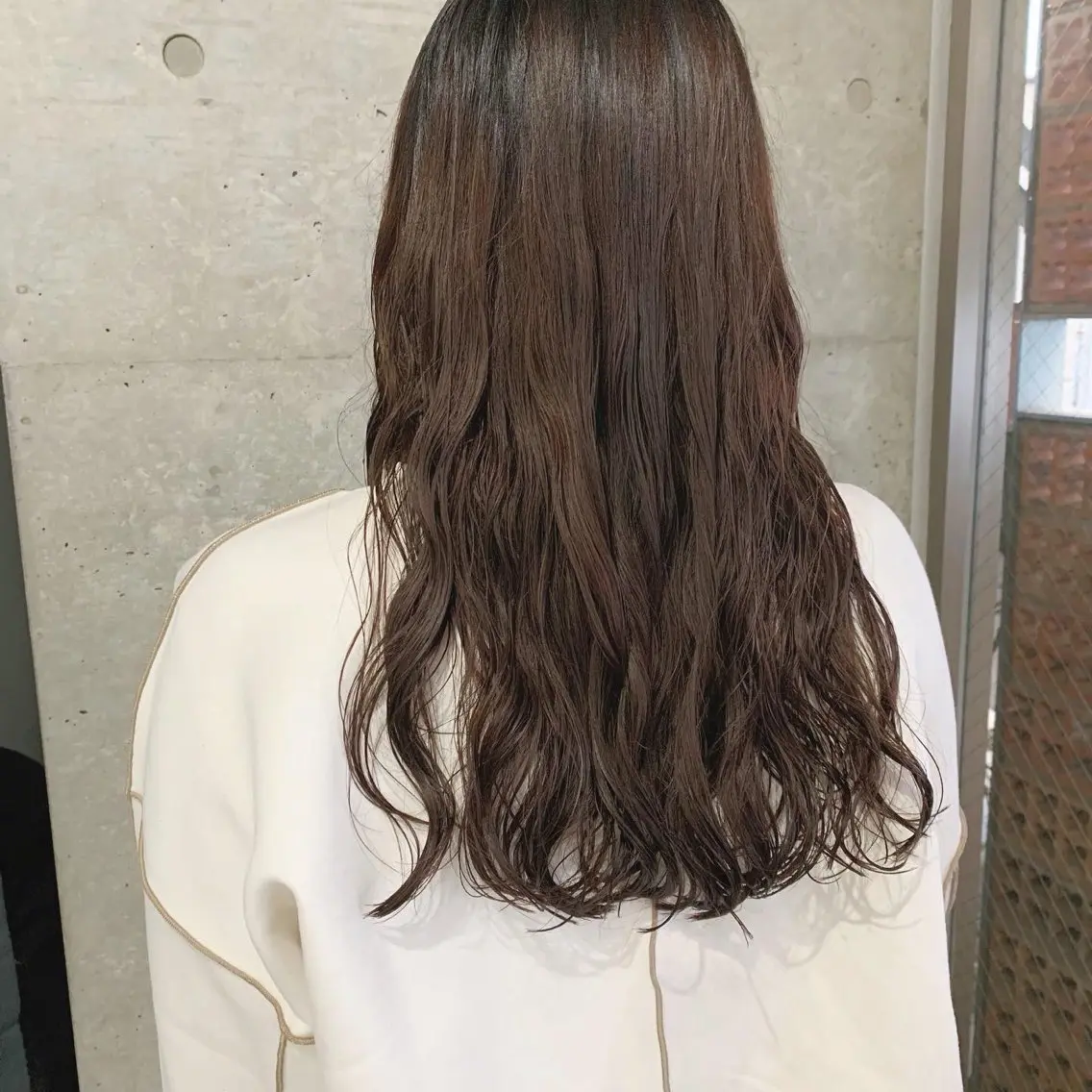 セミロング パーマ カット パーマ トリートメント ボブパーマコテ巻き風 パーマNo1深江秀平のヘアスタイル