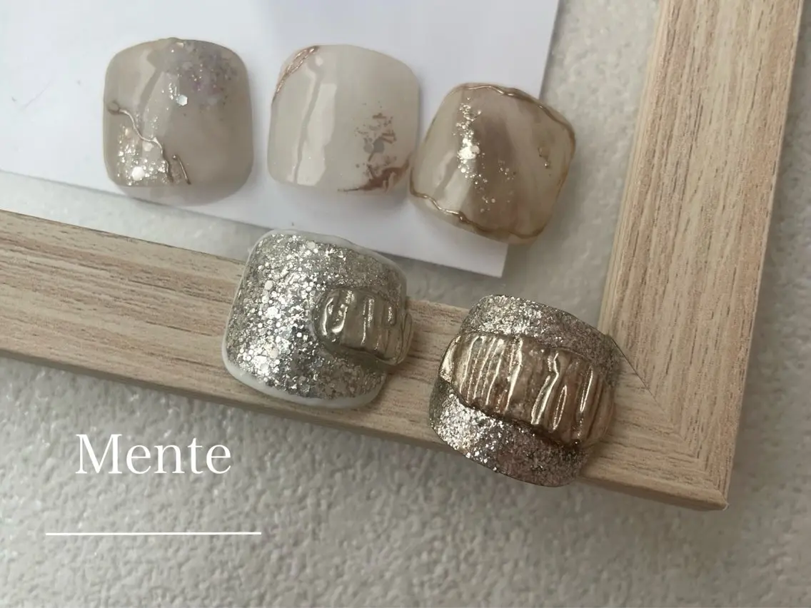 ネイル フットネイル Nail room 【Mente】のネイルデザイン