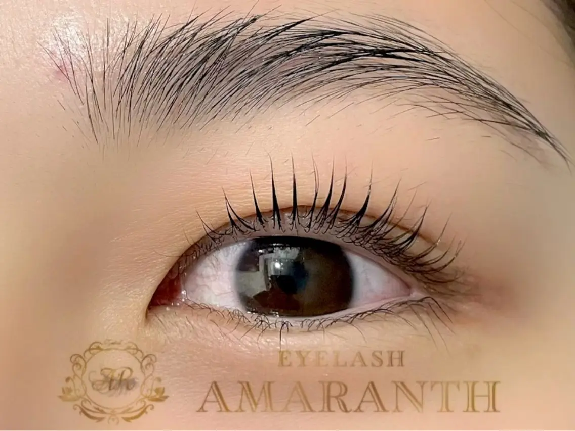 マツエク・マツパ パリジェンヌラッシュリフト 【Amaranth】 立川店🌟のマツエク・マツパデザイン
