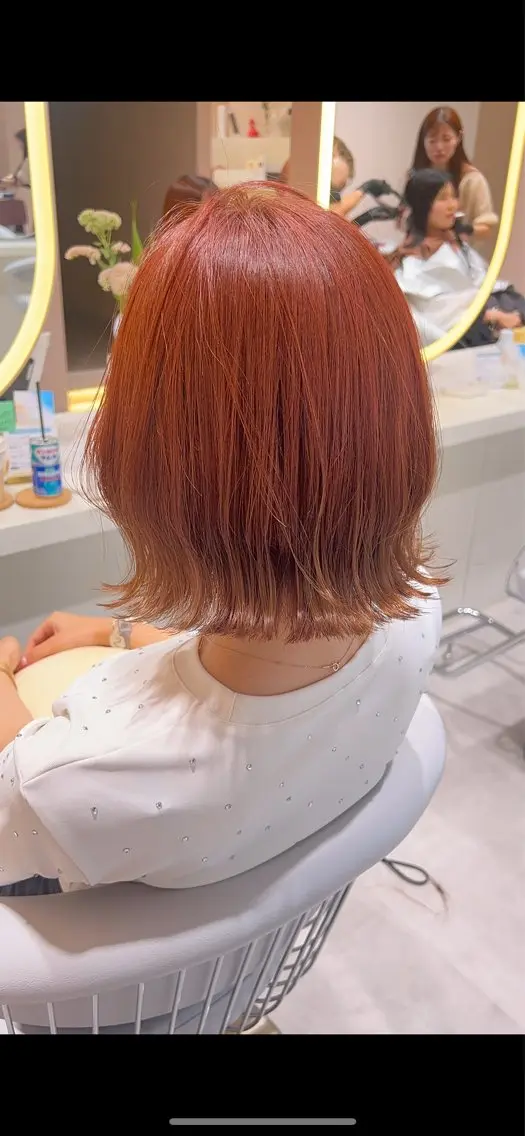 ショート カラー レイヤー/ボブ特化 横浜/伊藤　怜のヘアスタイル