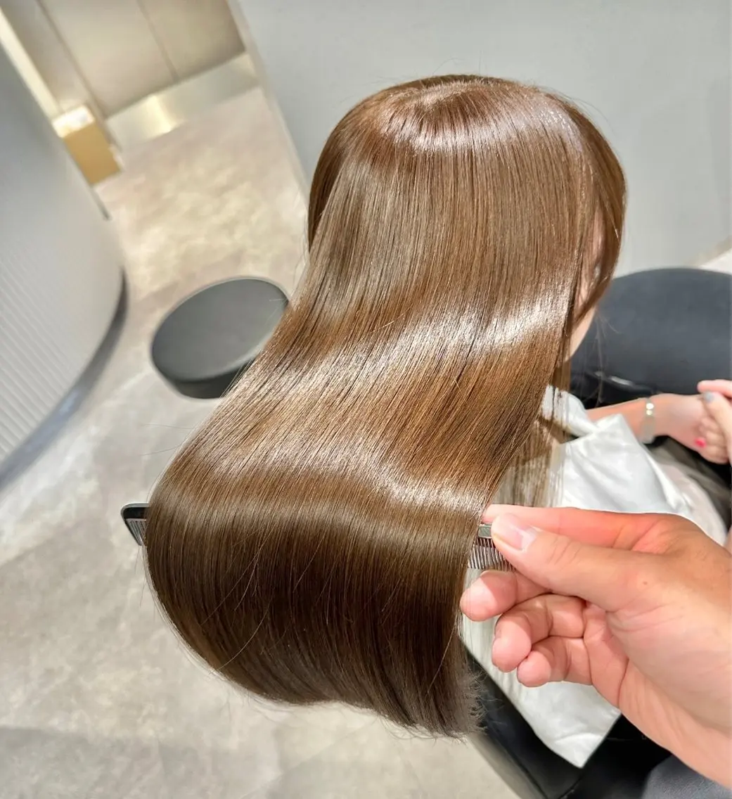 ご新規様限定‼️【🌟圧倒的美髪🌟】美髪ストレート🌹➕カット✂️➕髪質改善水素トリートメントのスペシャルコース💎の写真
