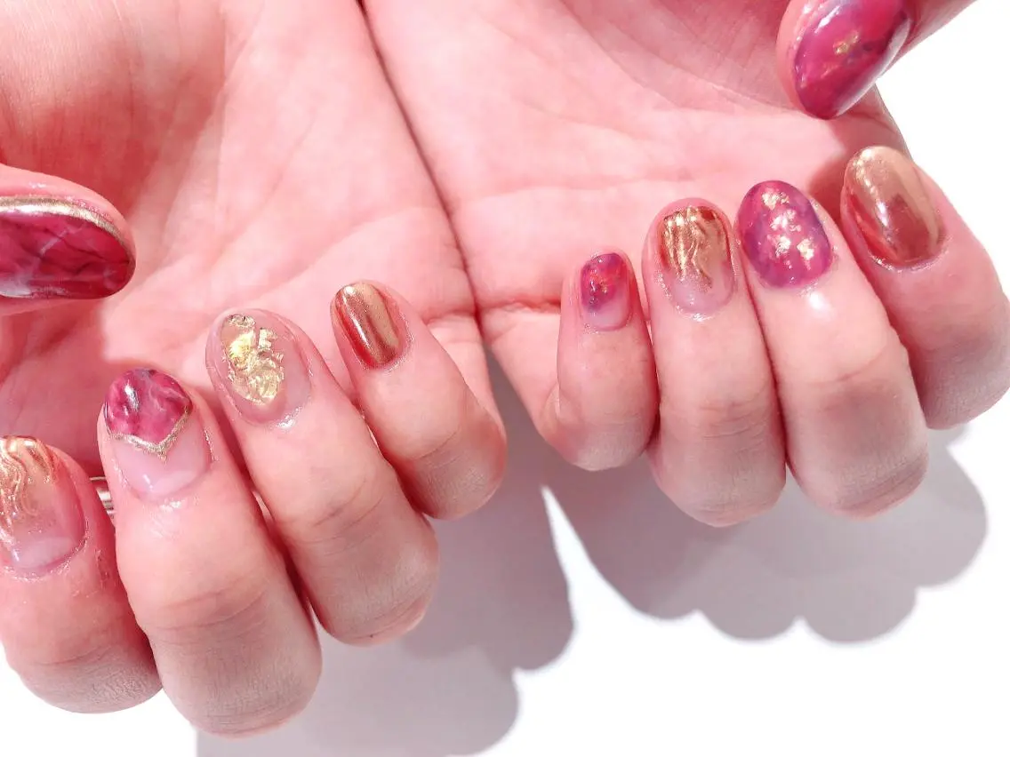 ネイル ニュアンスネイル ハンドネイル nail salon REMのネイルデザイン