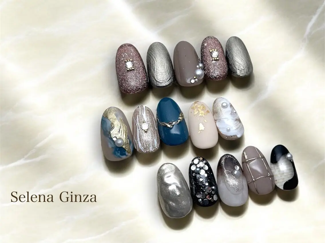 ネイル ハンドネイル セレナ銀座 Nagahashiのネイルデザイン