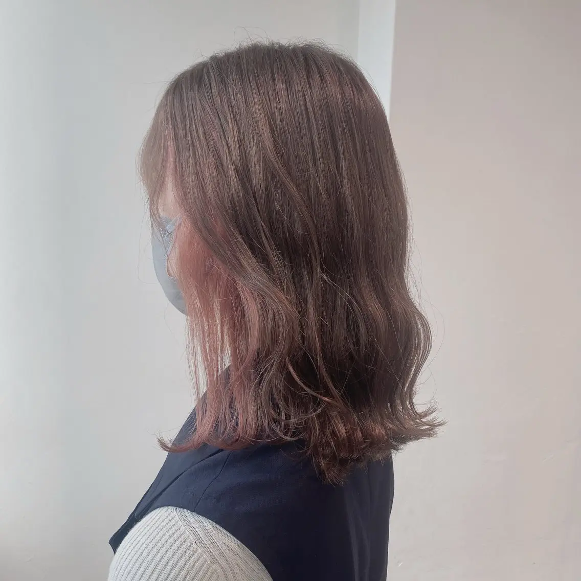 ロング カラー ヘアカラー トリートメント ヘッドスパ ヘアセット 𓏸レイヤー髪質改善 透けカラーカノン🫧のヘアスタイル