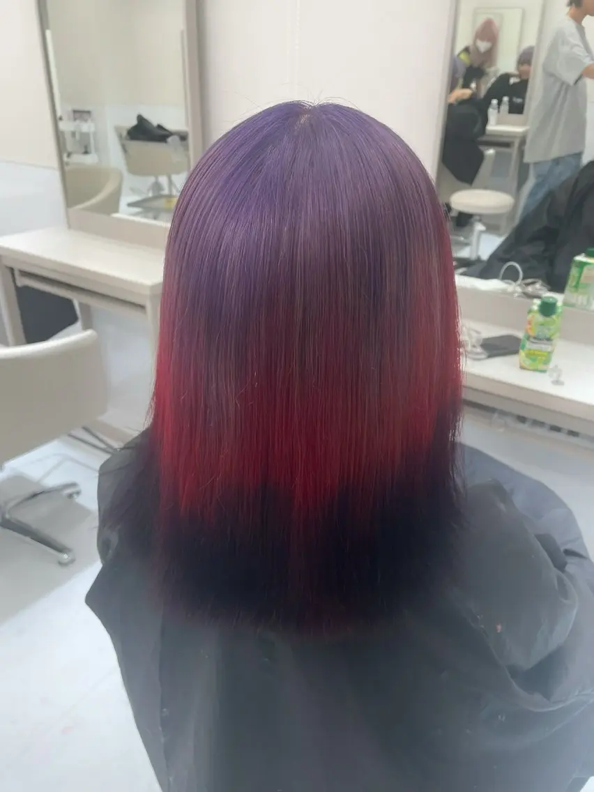 カラー ヘアカラー トリートメント 🫧ハイトーン デザイン✨RYUKIのヘアスタイル