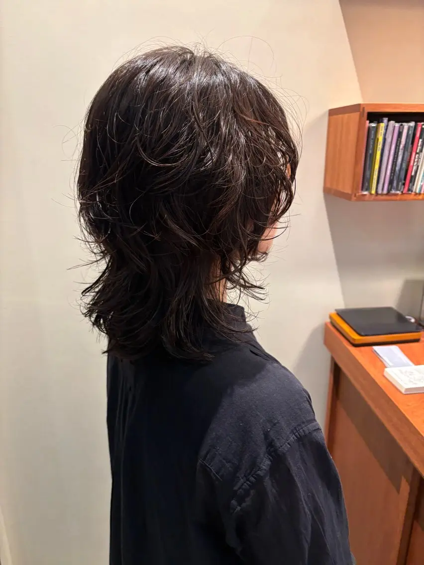 ミディアム カラー パーマ カット ヘアカラー パーマ satsuki レイヤー・暖色のヘアスタイル