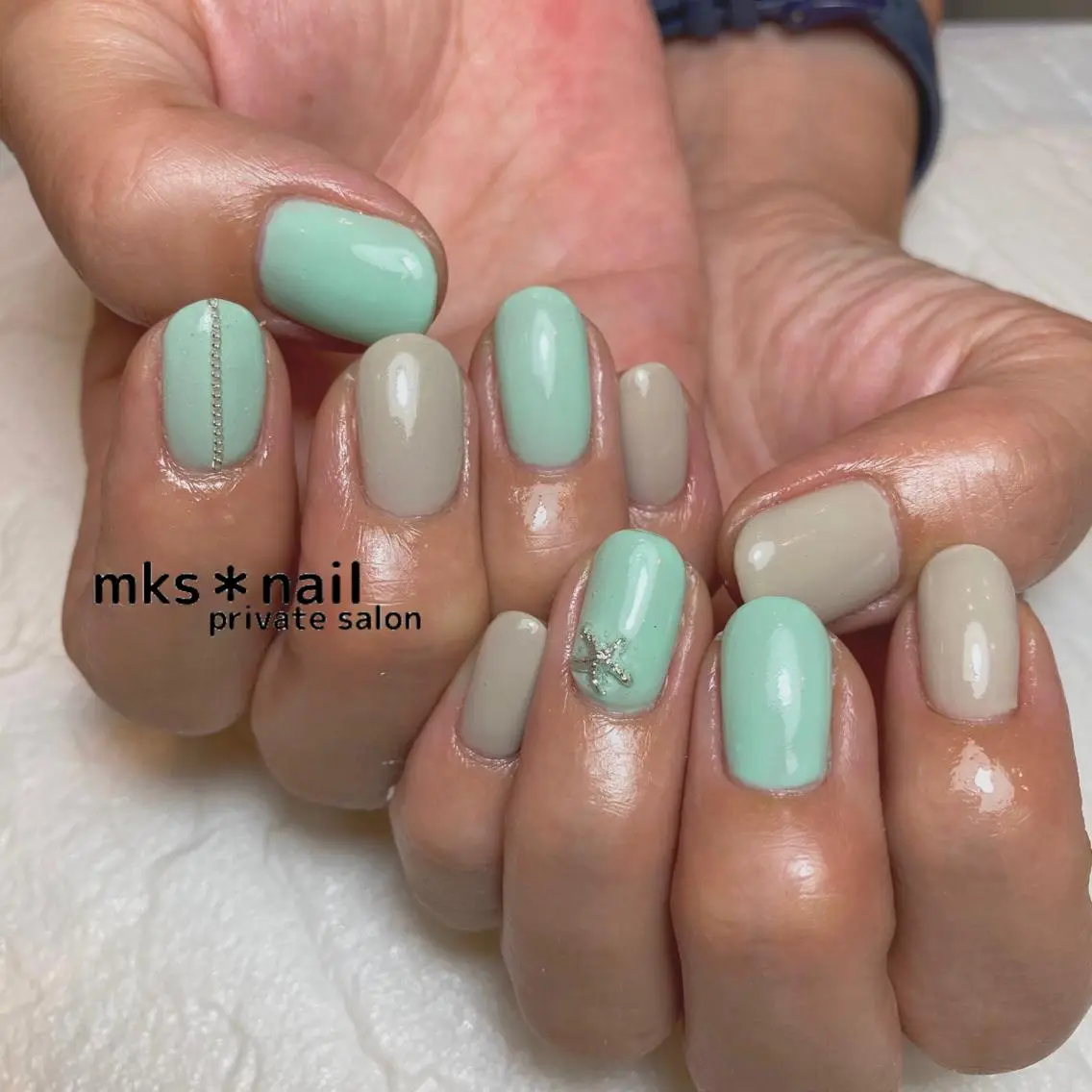 ネイル ハンドネイル mks＊nail //  枚方長尾のネイルデザイン