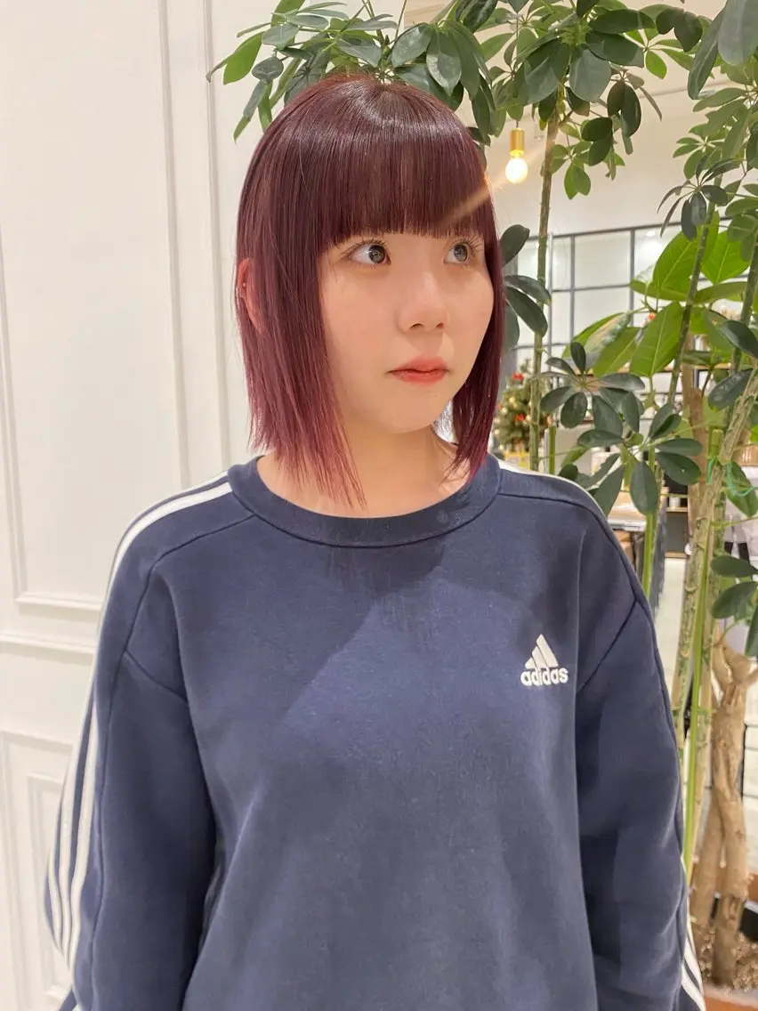 ショート カラー ブリーチ 透明感カラー ブリーチなしカラー ピンクカラー 透明感カラー藤村 雄大‪✂︎‬のヘアスタイル