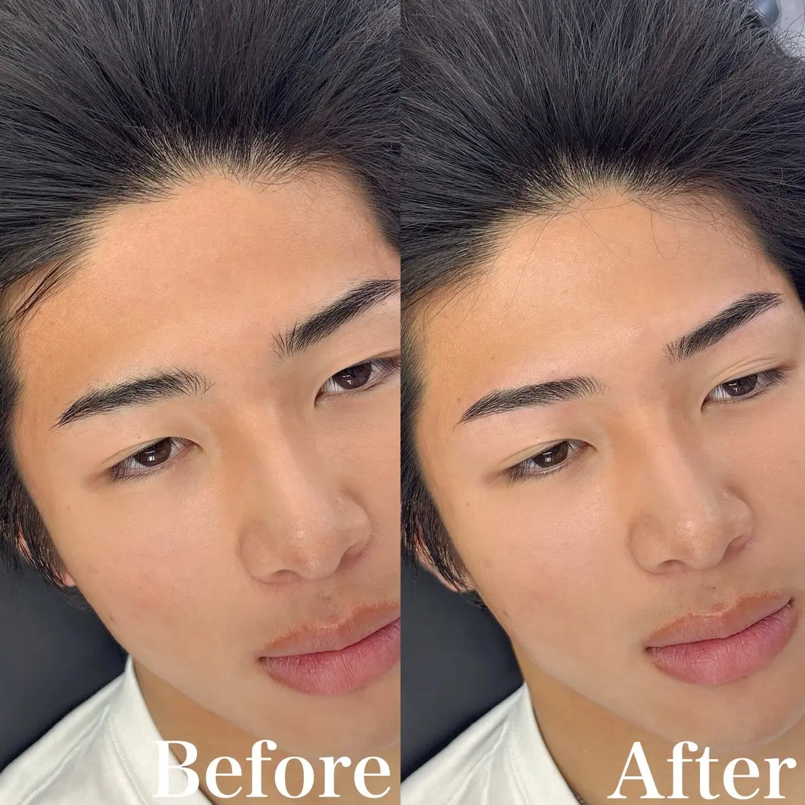メンズ アイブロウ ワックス脱毛 眉カット 30空きあり Yusukeの眉毛・アイブロウイメージ