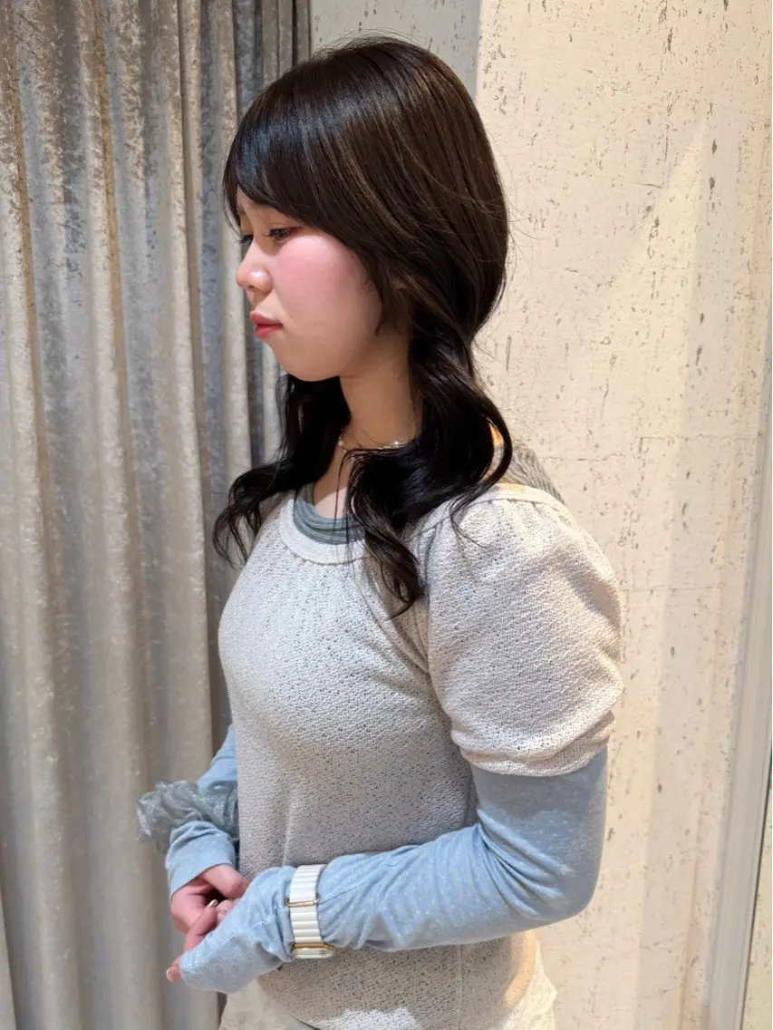 ロング カラー ブラウンカラー 似合わせカット ヘアカラー トリートメント mai / linoah˚✧のヘアスタイル