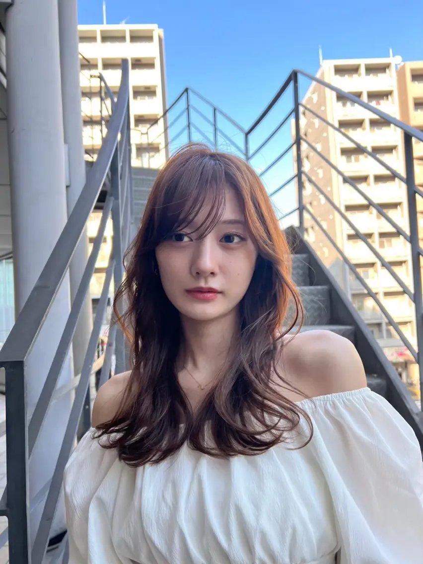 ミディアム カラー メンズ ✨美髪矯正×髪質改善 🍎カイト🍎渋谷のヘアスタイル