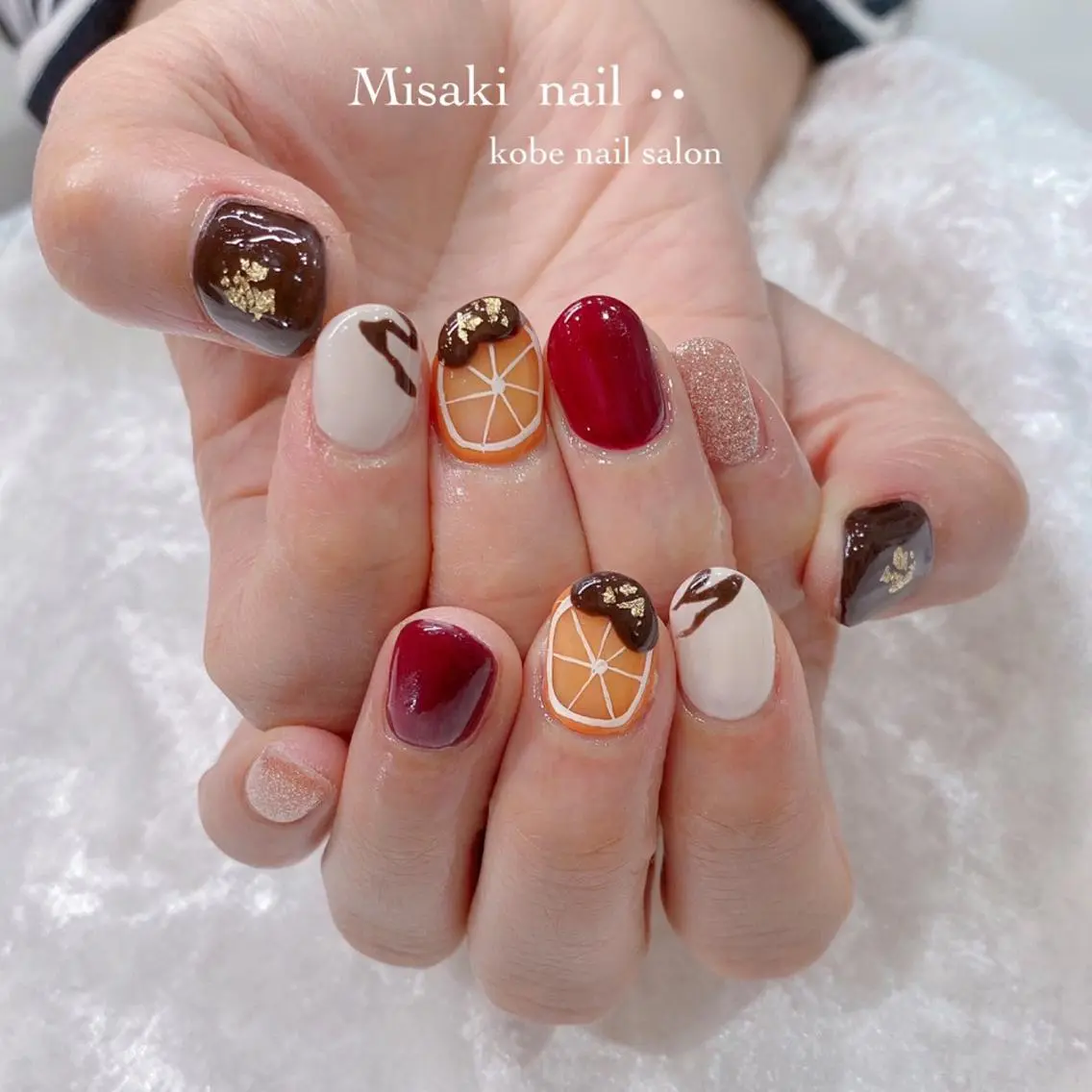 ネイル 韓国ネイル ワンホンネイル ハンドネイル nailsalon miinailsのネイルデザイン