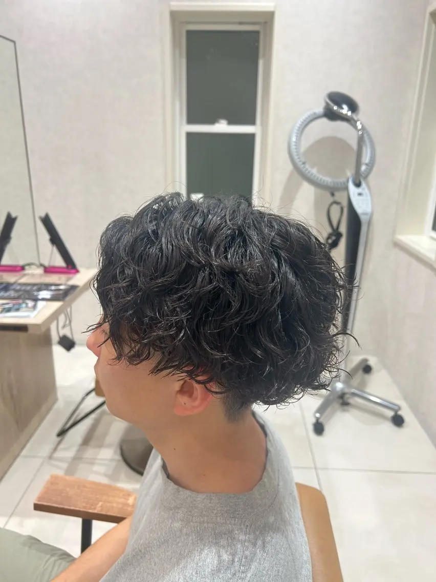 メンズ マッシュ メンズパーマ メンズ特化🔥パーマ 支持率1🔥たけしのヘアスタイル