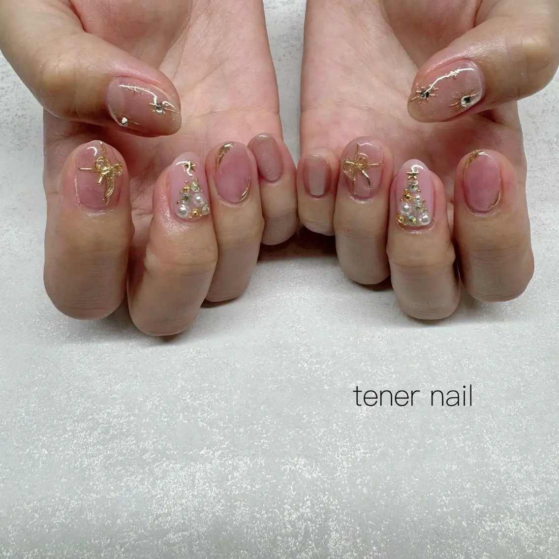 ネイル 冬ネイル クリスマス ハンドネイル テネルネイル tener nailのネイルデザイン