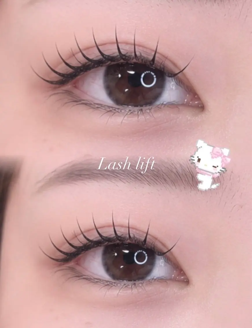 【ご新規様限定🎀】パリジェンヌorまつ毛パーマ+束感コーティング剤仕上げ🫧の写真