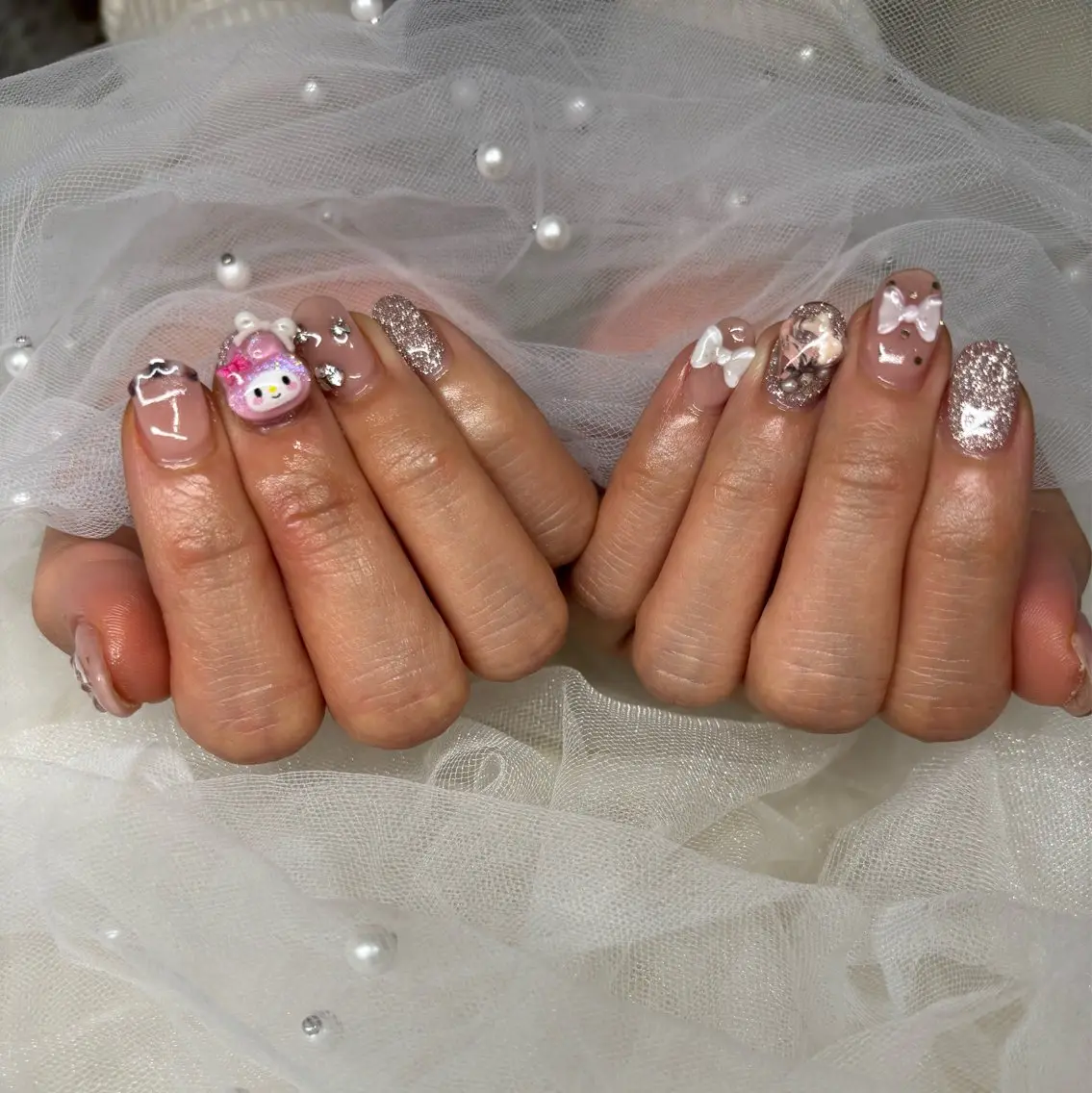 ミディアム Amonail♡ RINAのネイルデザイン
