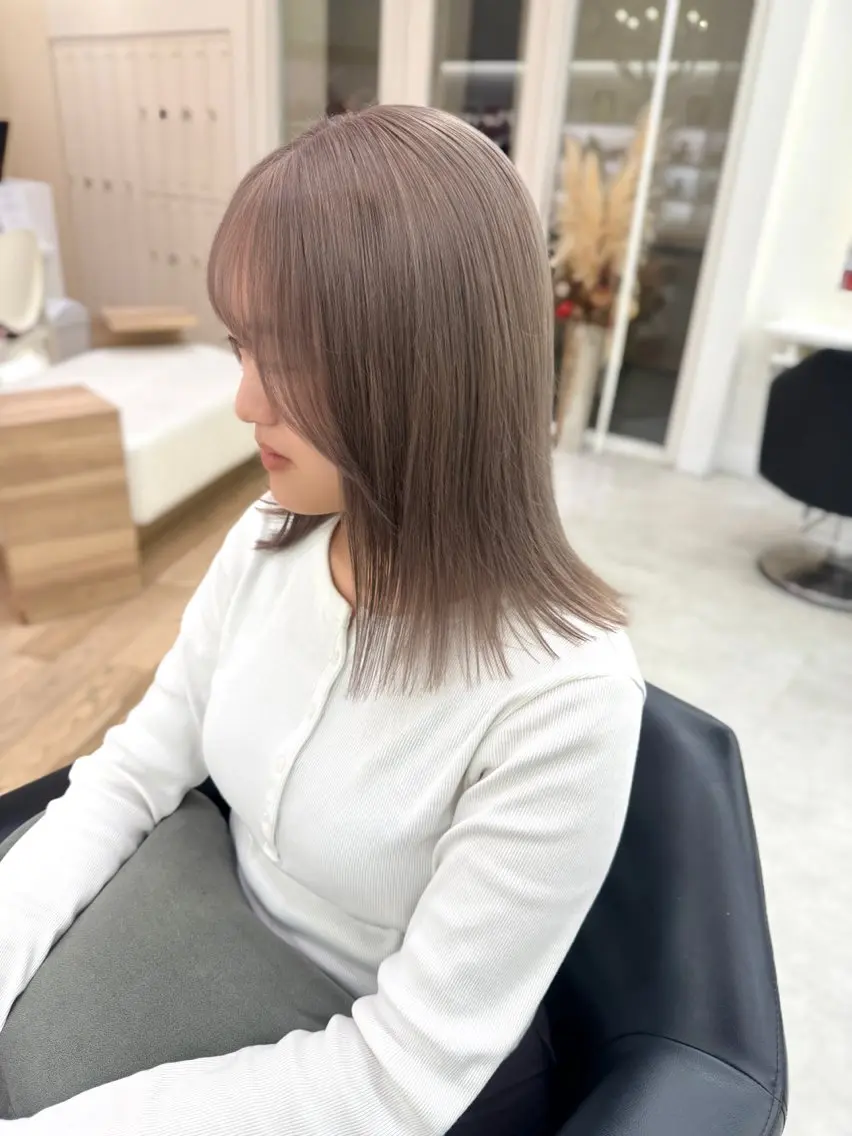 【1回bleach】➕【似合わせonecolor🥣❤︎"】➕【質感再生 treatment】の写真