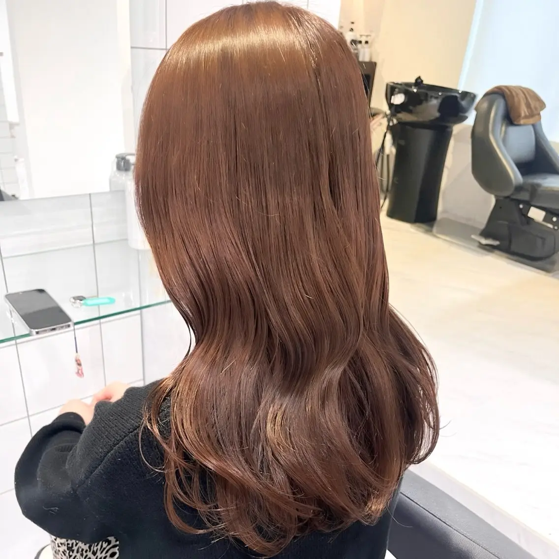 ロング カラー ヘアカラー トリートメント ヘアセット 🫧うる艶トレンド 🫧透明感カラーのヘアスタイル