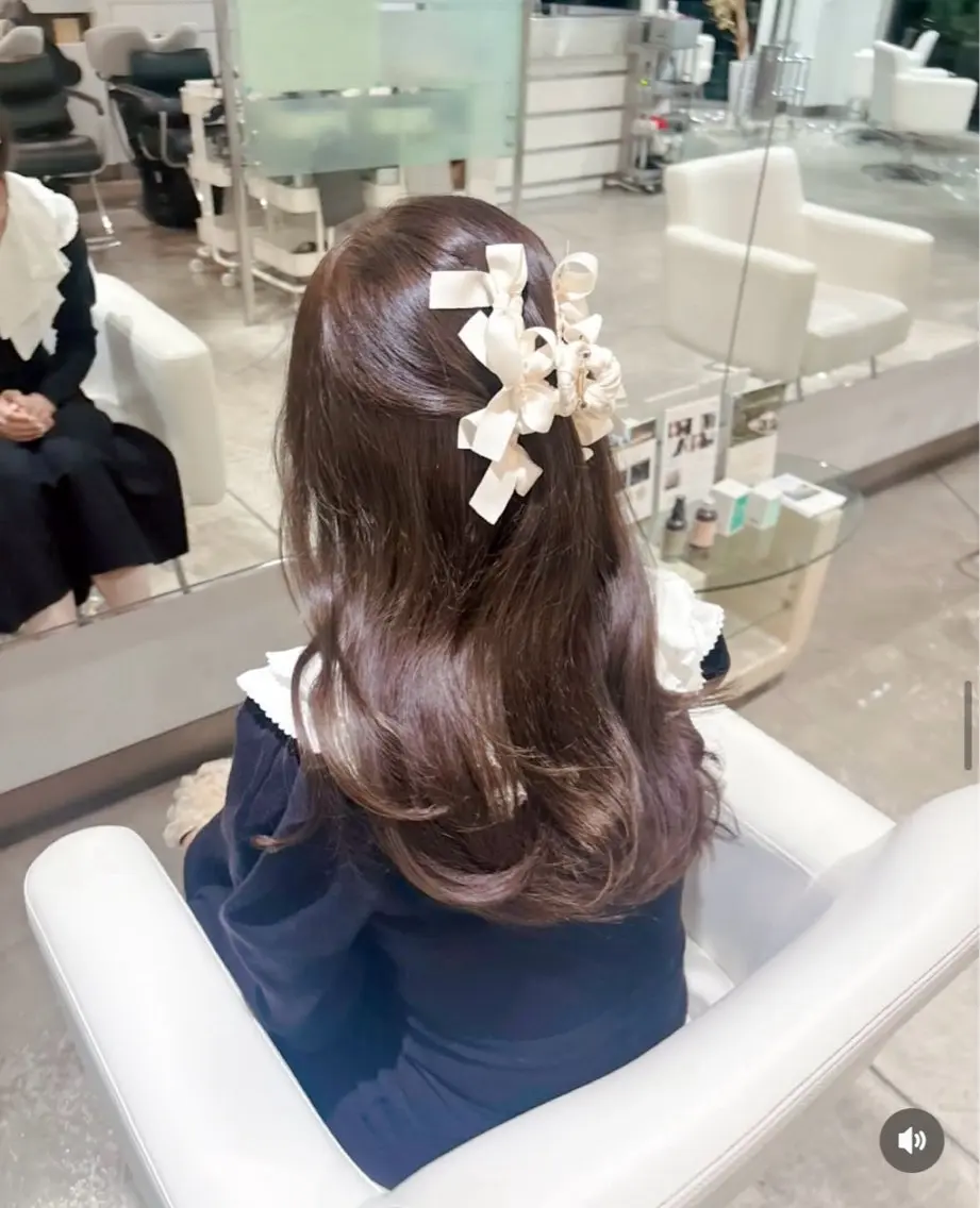 ▫️韓国ヘアカット+ブリーチ無しダブルカラー🎀の写真