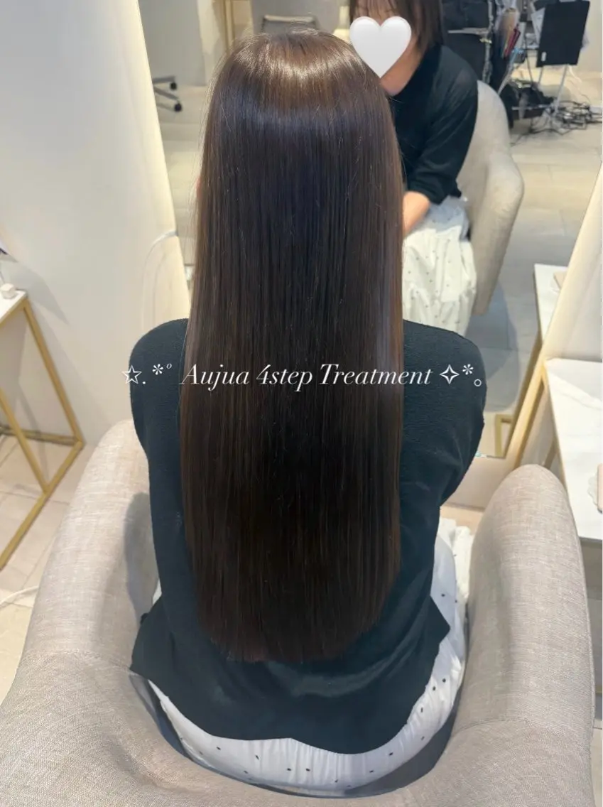ロング カラー トリートメント ヘアカラー トリートメント 𝑅𝑖𝑛𝑜🖤 ヘアアレンジ/カラーのヘアスタイル