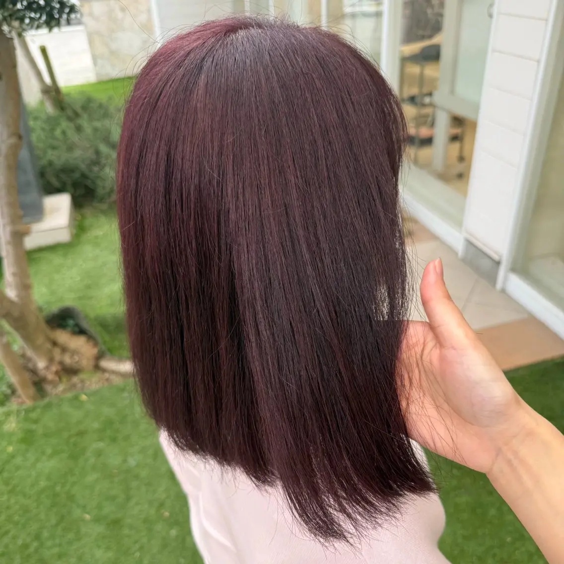 ミディアム ヘアカラー 小玉 みりあのヘアスタイル