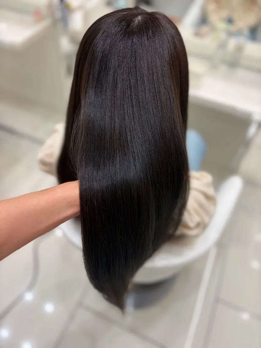 ロング カラー グレージュ ヘアカラー COA PLUS 千葉/はやのヘアスタイル