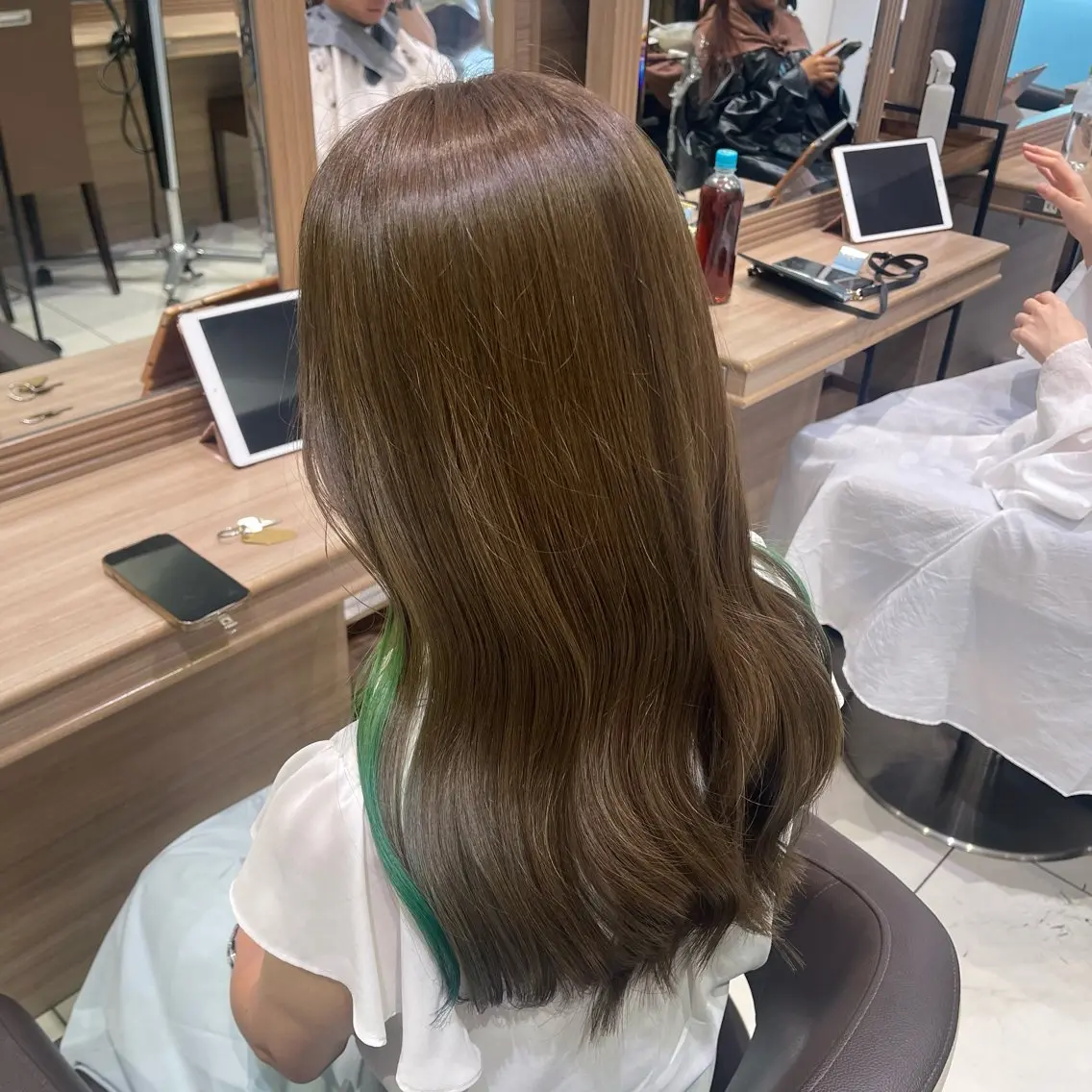 ロング カラー ヘアカラー トリートメント ヘアセット 艶カラー みゆう🎀のヘアスタイル