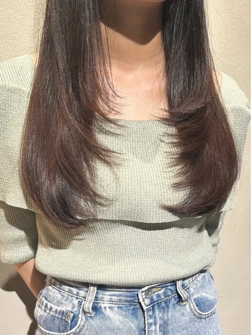 ロング カット newton 🎀ここむぎのヘアスタイル