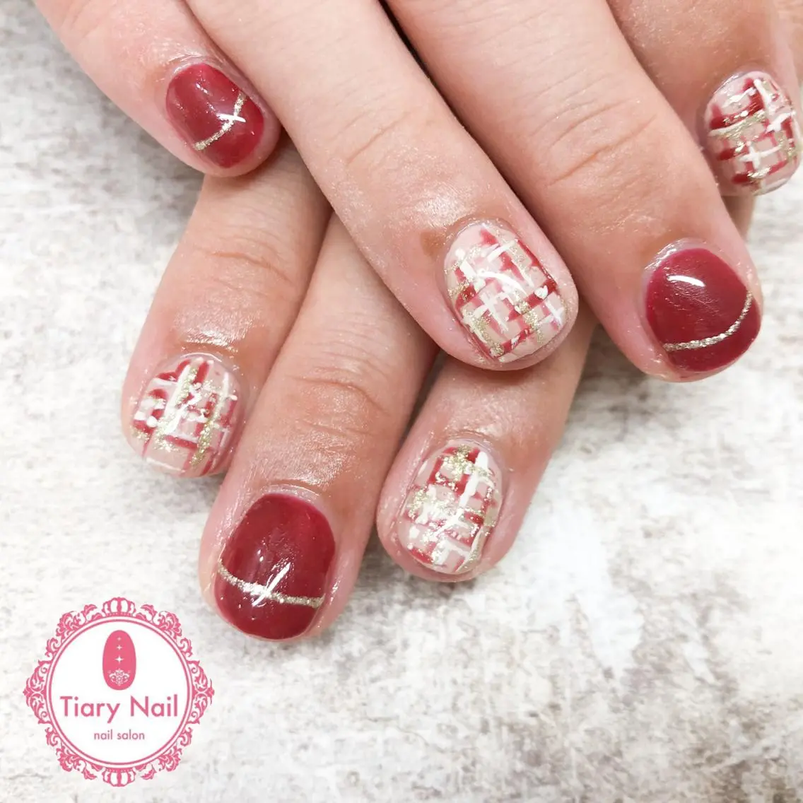 ネイル tiarynail K K🐼のネイルデザイン