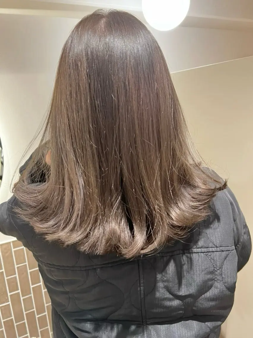 セミロング カット ヘアカラー トリートメント lane HAIR 【大阪京橋】KISAのヘアスタイル