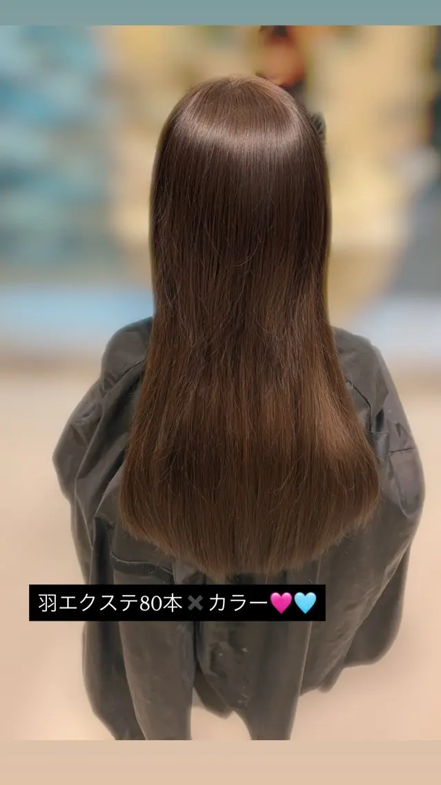 エクステ wool TOKYO ありさのヘアスタイル