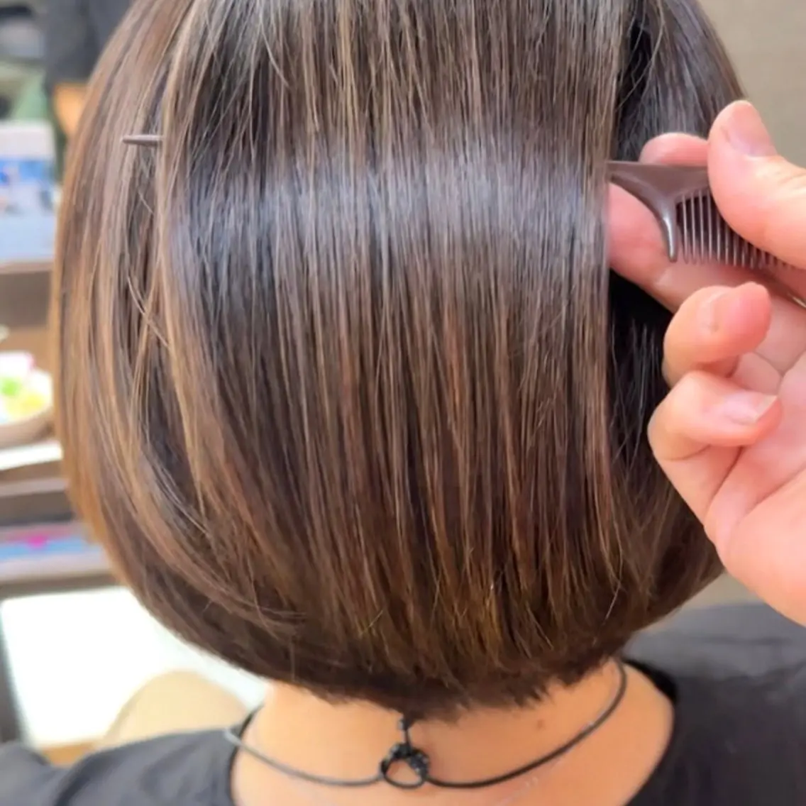 ショート カラー 透明感カラー デザインカラー ハイライトカラー ハイライト Unique ユニークのヘアスタイル