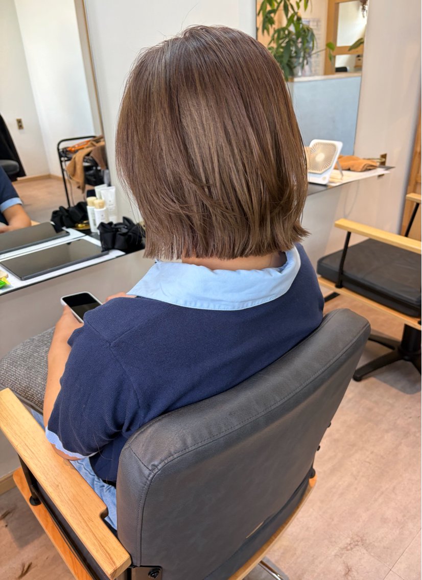 ショート カラー カット ヘアカラー トリートメント 内野 友貴のヘアスタイル