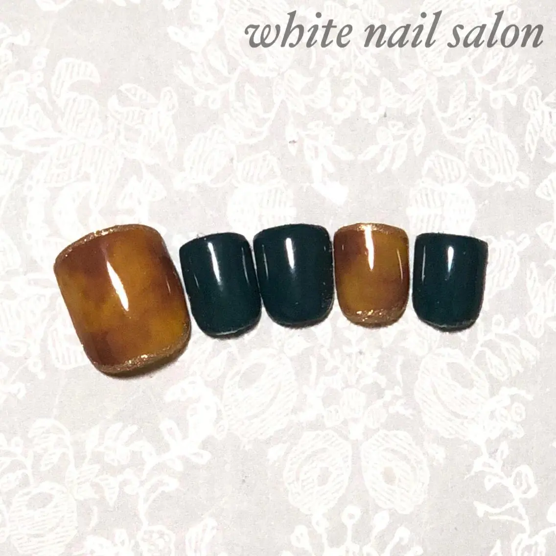 ネイル アートネイル フットネイル フレンチネイル ジェルネイル ハードジェル フットネイル white nail salonのネイルデザイン