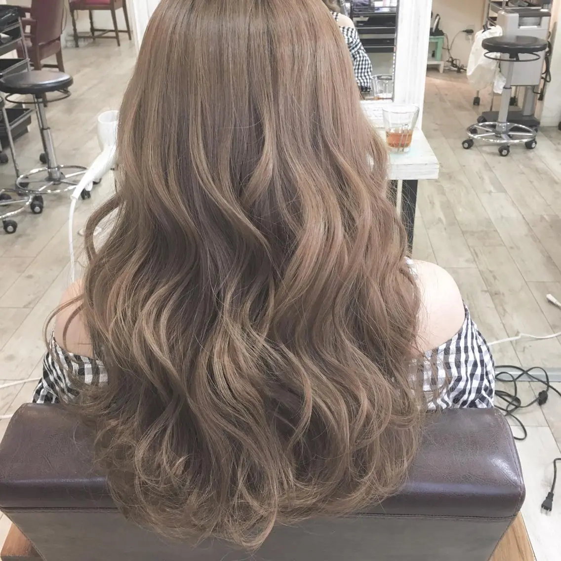 ロング カラー パーマ ヘアアレンジ ◆感動口コミ/最小顔 理論カット◆森口 峻のヘアスタイル