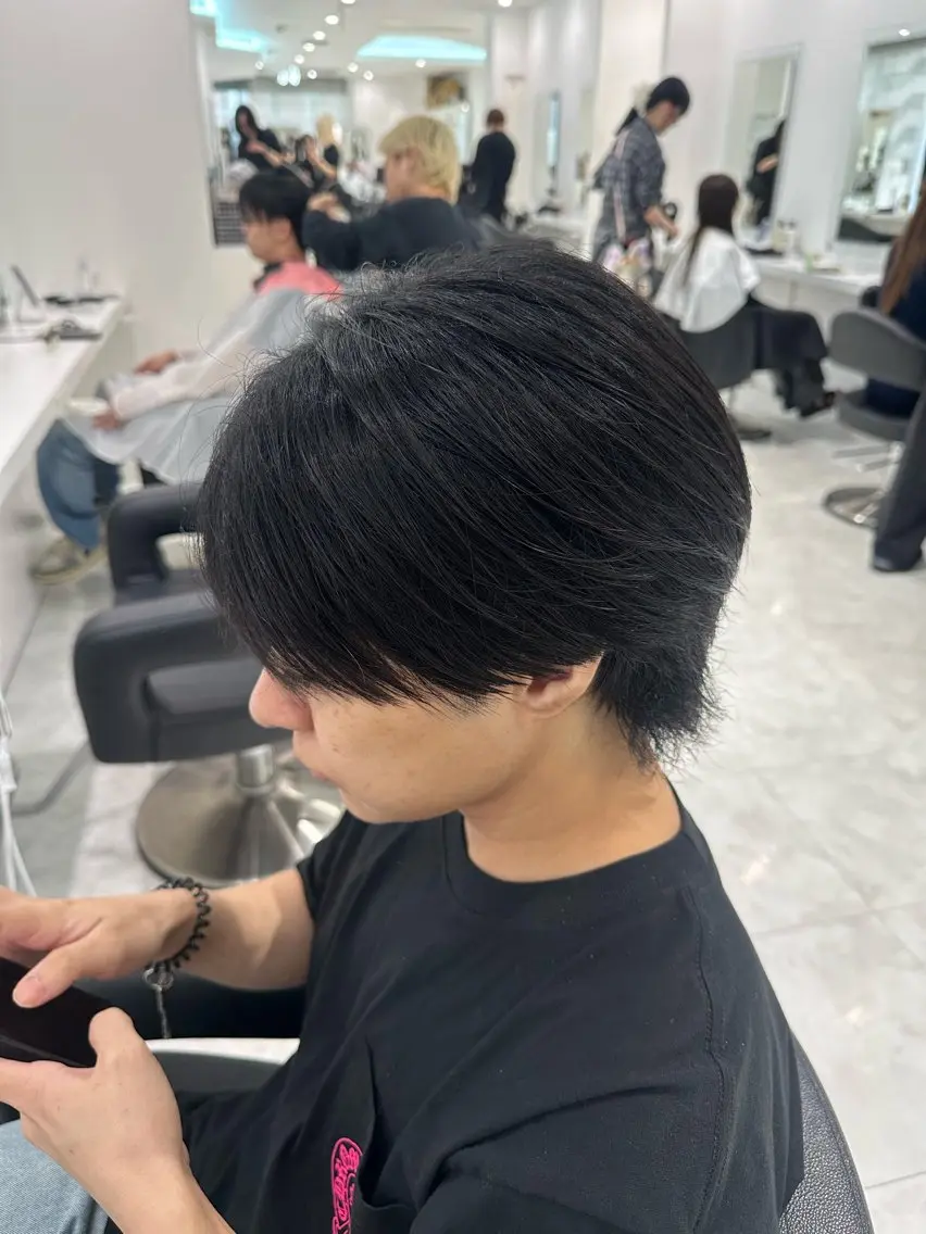 ショート メンズ カット 縮毛矯正 🐺韓国風メンズ特化 あさひ🐺のヘアスタイル