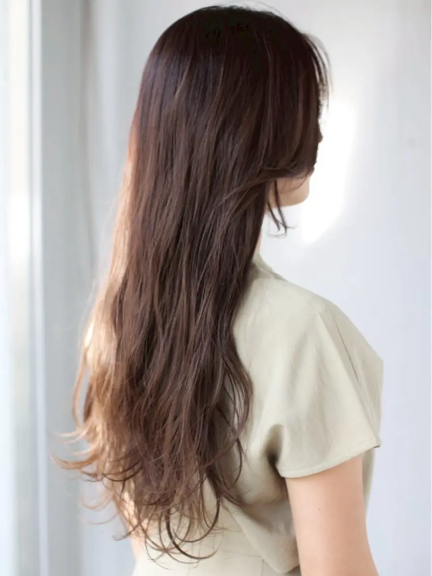 ロング カラー ヘアカラー 中西 美聖のヘアスタイル