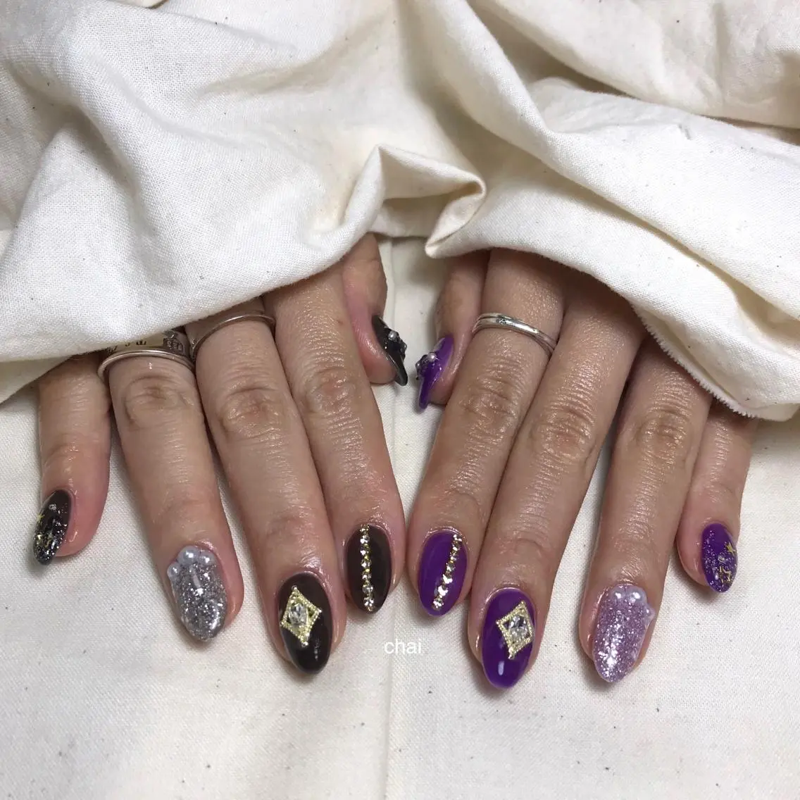 ネイル ハンドネイル chai nail _ai📍鶴橋のマツエク・マツパデザイン