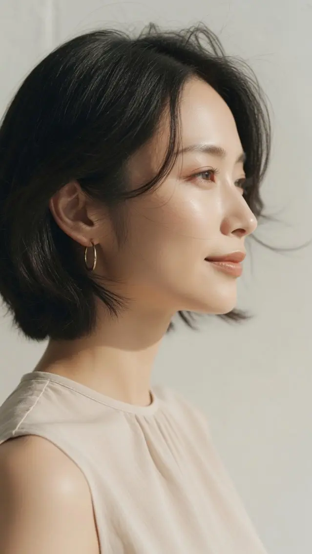 ミディアム ヘアカラー トリートメント 石沢 知康のヘアスタイル