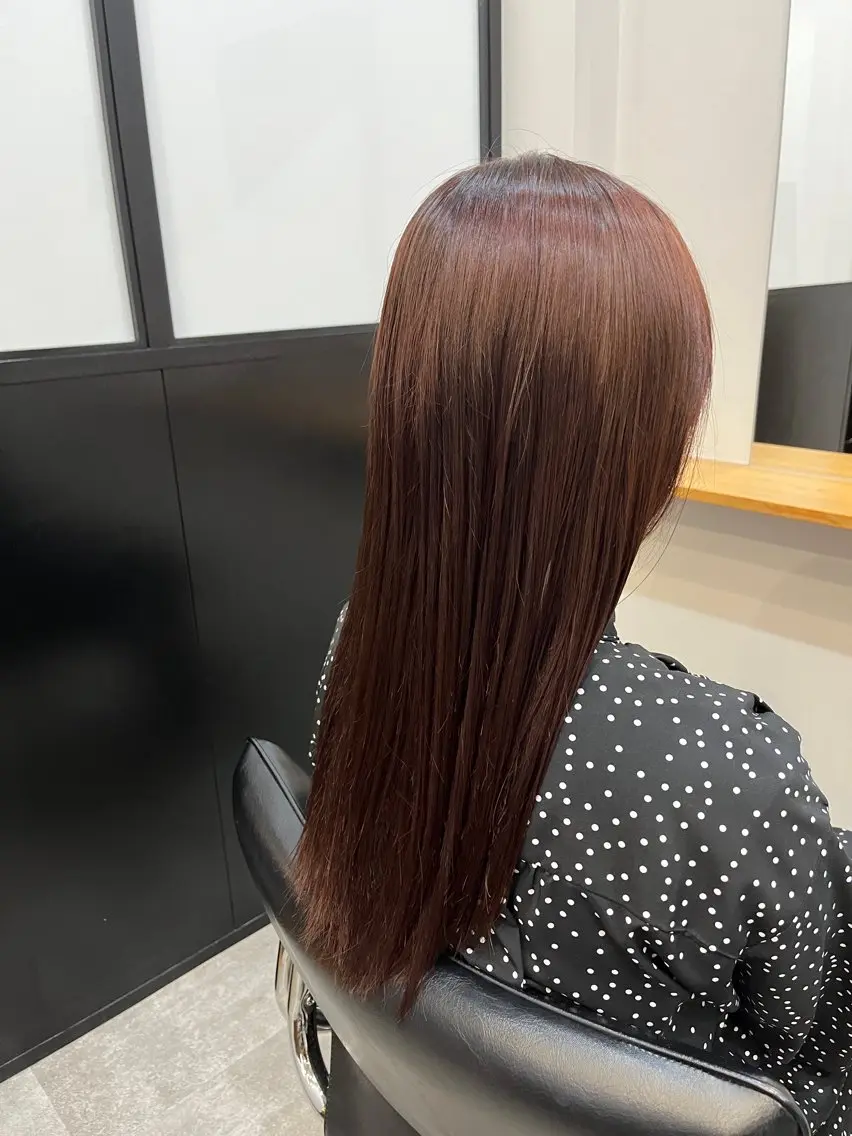 ロング カラー ヘアカラー 岩佐 篤武のヘアスタイル