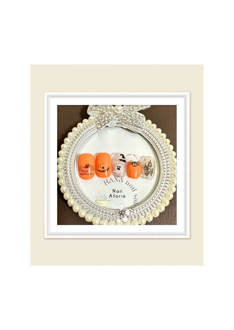 ネイル ハロウィン ハンドネイル HaNA 　nail salonのネイルデザイン