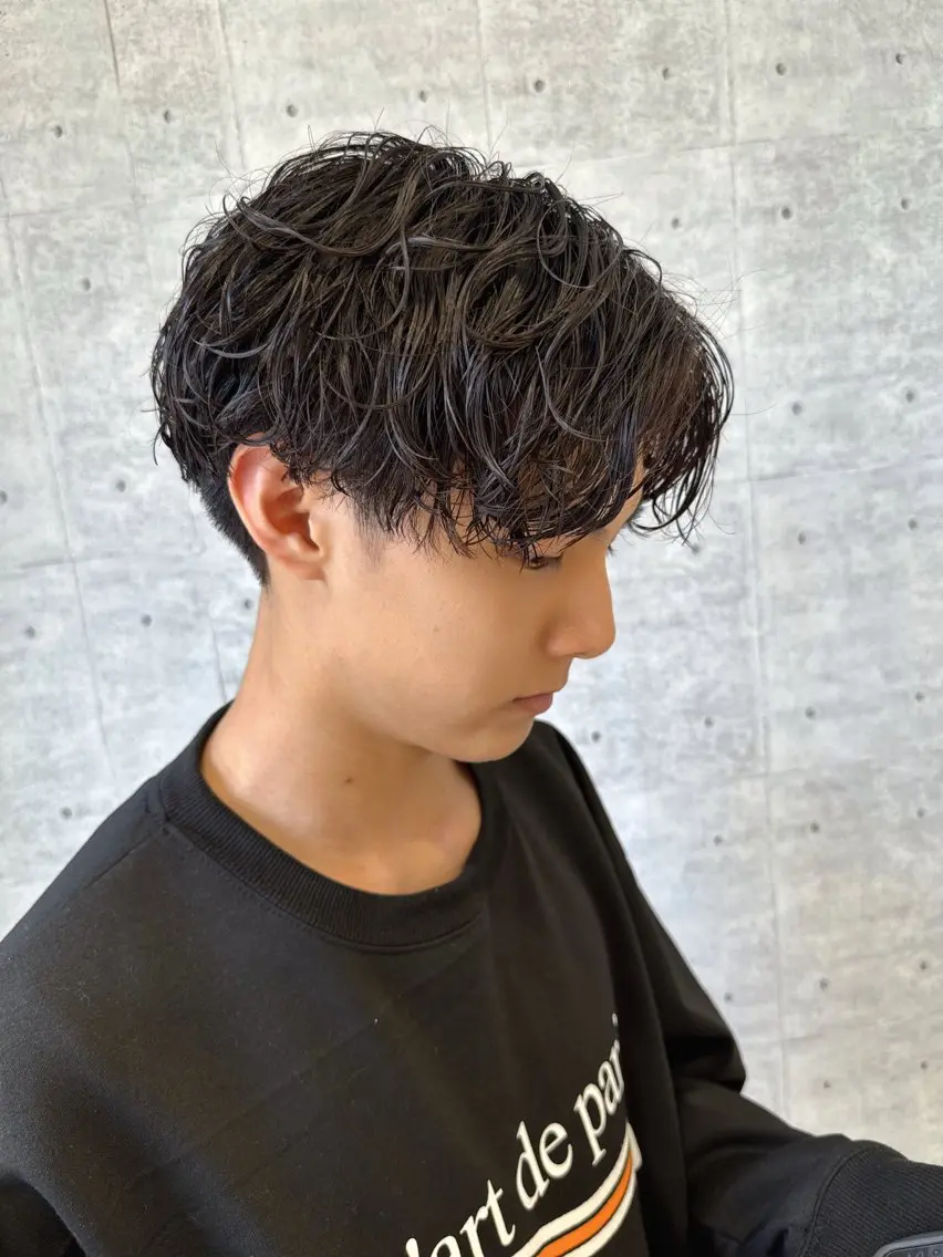 メンズカット＋ニュアンスパーマの写真