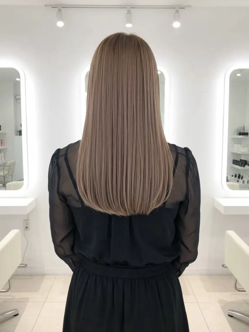 ロング カットモデル急募🌈 技術責任者久保のヘアスタイル
