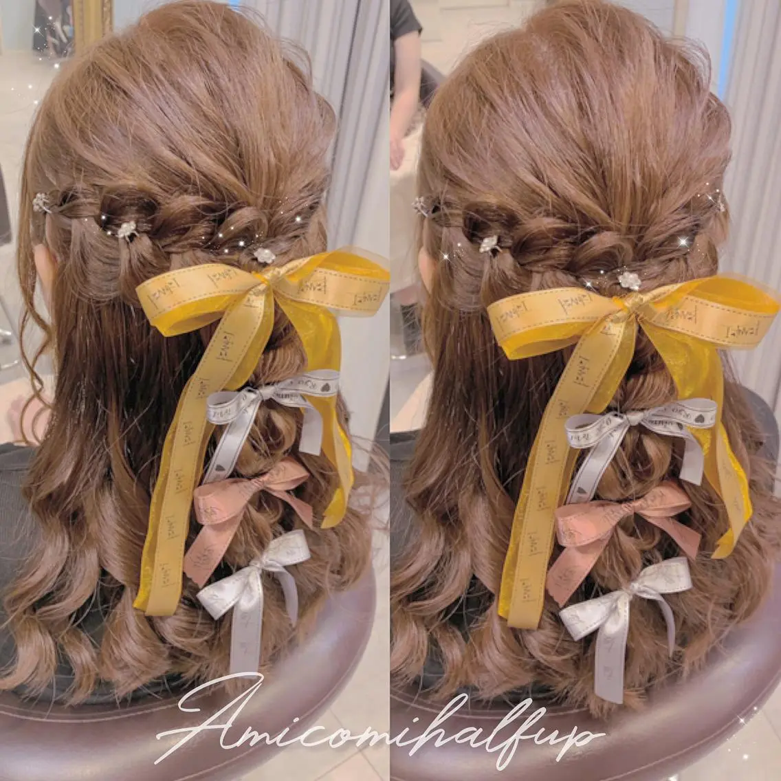 セミロング ヘアセット Aries🫧 missa𓂃🤍のヘアスタイル