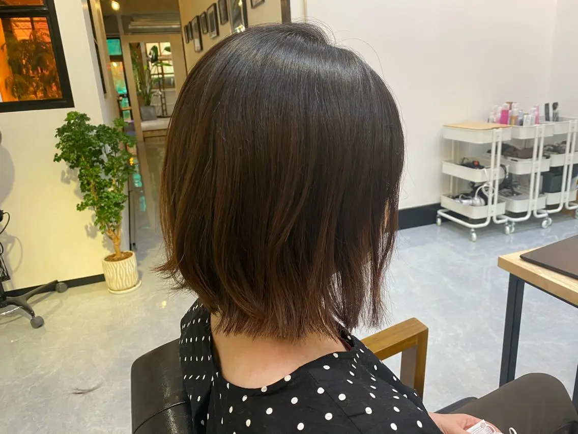 ミディアム パーマ 縮毛矯正 ストレートパーマ CARICIA🌱 masaeのヘアスタイル