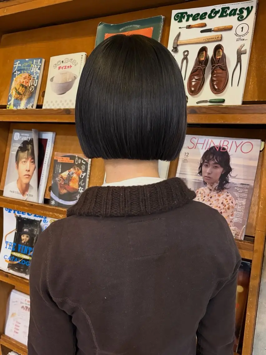 ショート 無料カット/ 癖毛風パーマ/凜のヘアスタイル