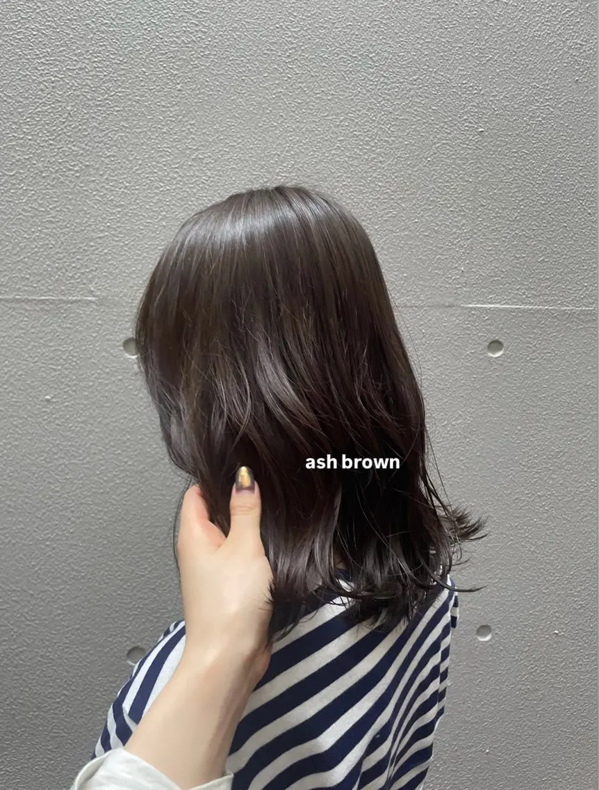 ミディアム カラー ヘアアレンジ 透明感カラー ヘアカラー ヘアセット 艶カラー/カット /矯正🌒Ameriのヘアスタイル