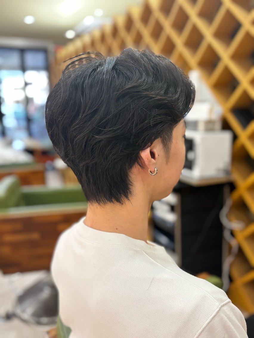 パーマ メンズ メンズパーマ ニュアンスパーマ パーマ 沖野 愛恵のヘアスタイル